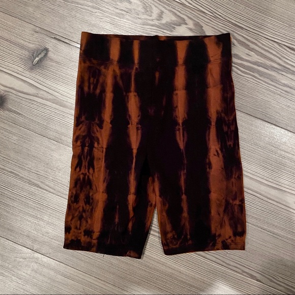 Pants - Hand Bleached Bike Shorts